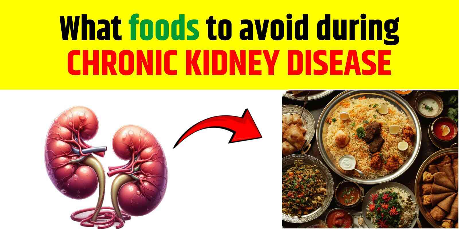 What foods to avoid during Chronic Kidney Disease?